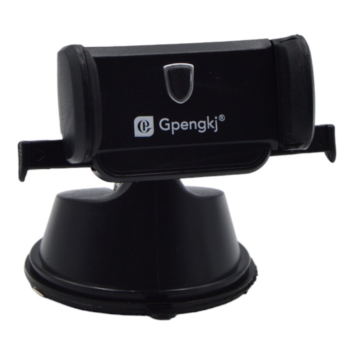 Autós tartó B442 telefonhoz, tapadókoronggal és klipszel, 360 fokos forgatással