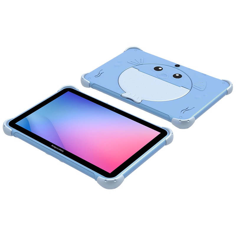 Tableta Kruger&Matz FUN 1008, Procesor Unisoc Tiger T310 Quad-Core, Ecran IPS 10.1", 4GB RAM, 64GB Flash, 5MP, Wi-Fi, Bluetooth, 4G, Android Albastru