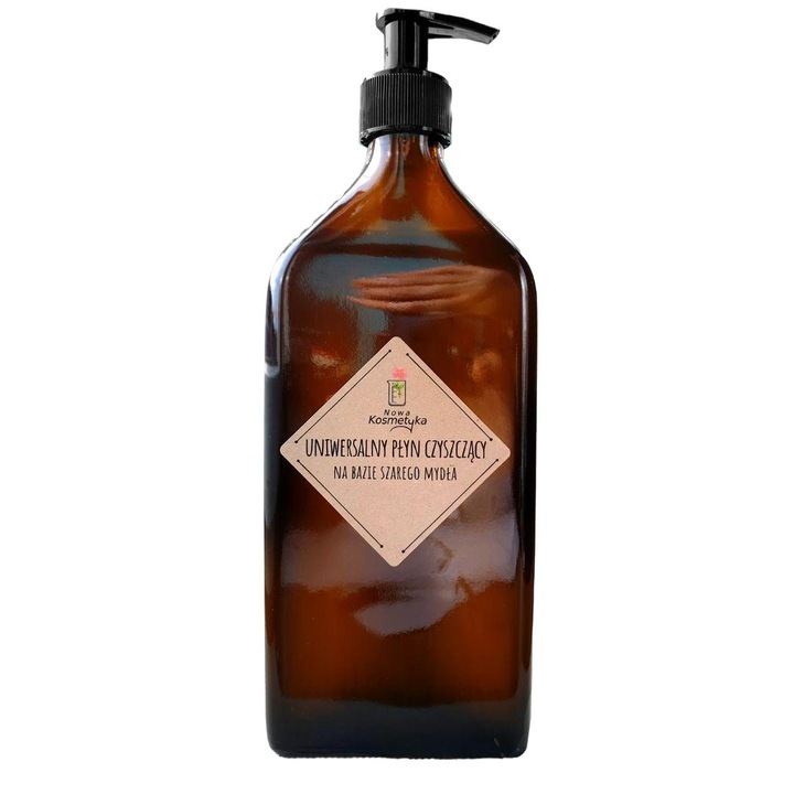 Detergent universal pe baza de sapun gri, natural, ecologic (cu pompa), Nowa Kosmetyka, 500ml