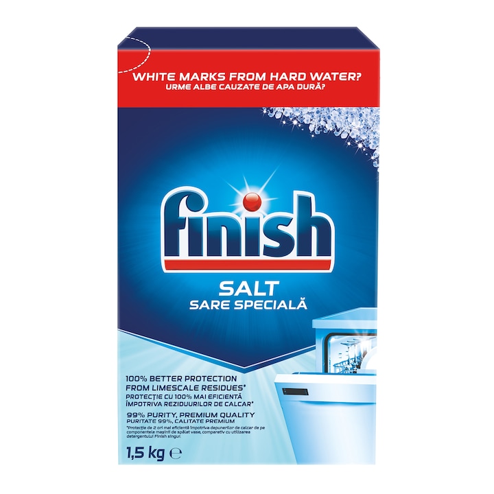 Finish speciális só mosogatógépekhez, 1.5 kg