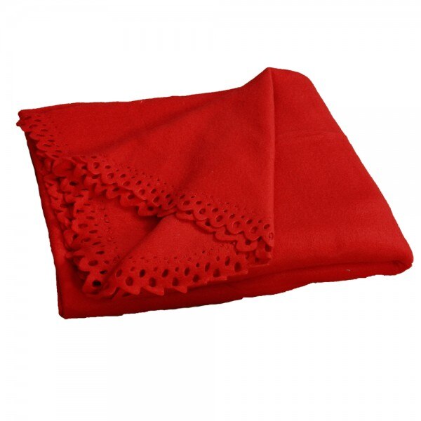 Patura Polar rosu 125 X 150 cm