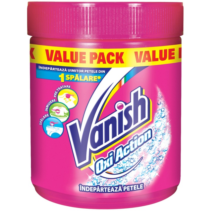 Прах за премахване на петна Vanish Pink, 450 гр
