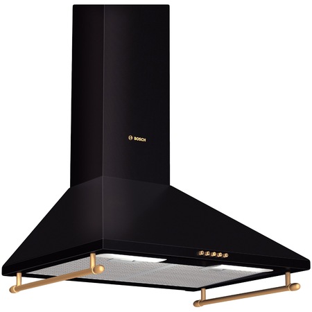 Hota incorporabila decorativa Bosch DWW063461, Putere de absorbtie 360 mc/h, 1 Motor, 60 cm, Negru