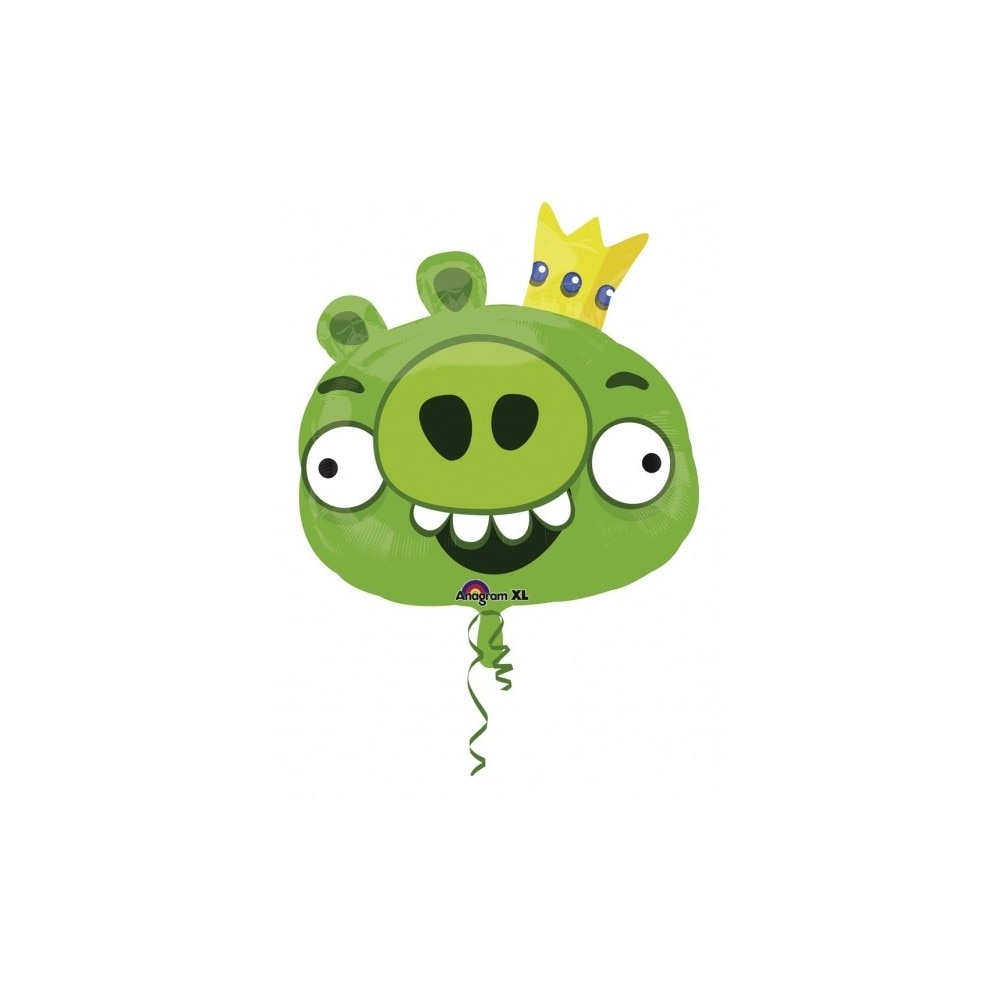 Balon folie figurina mare King Pig Angry Birds, Anagram