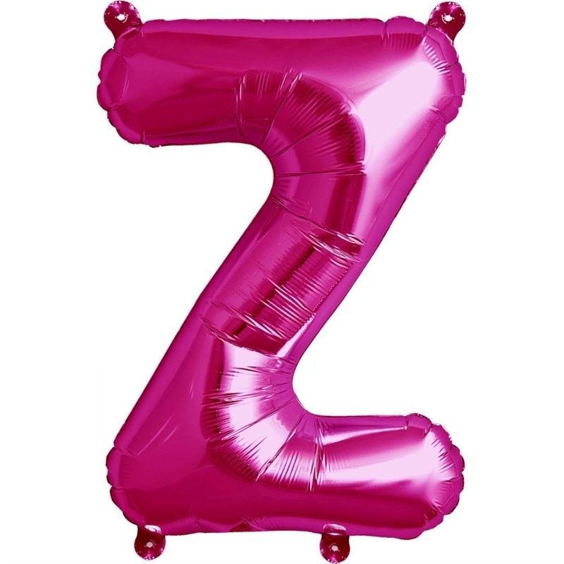 Balon folie litera Z mini magenta, 41 cm, Northstar