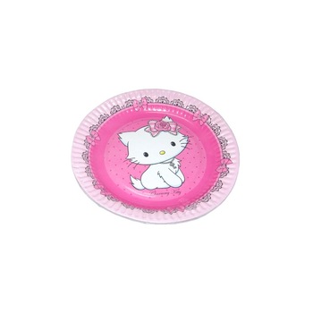 Farfurii Charmmy Kitty 18 cm, Riethmueller, 8 buc Farfurii Charmmy Kitty 18 cm, Riethmueller, 8 buc