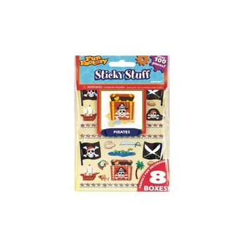Joc Stickere cu pirati, 100 piese, Amscan Joc Stickere cu pirati, 100 piese, Amscan