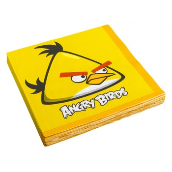Servetele Angry Birds, Riethmueller, 16 BUC Servetele Angry Birds, Riethmueller, 16 BUC