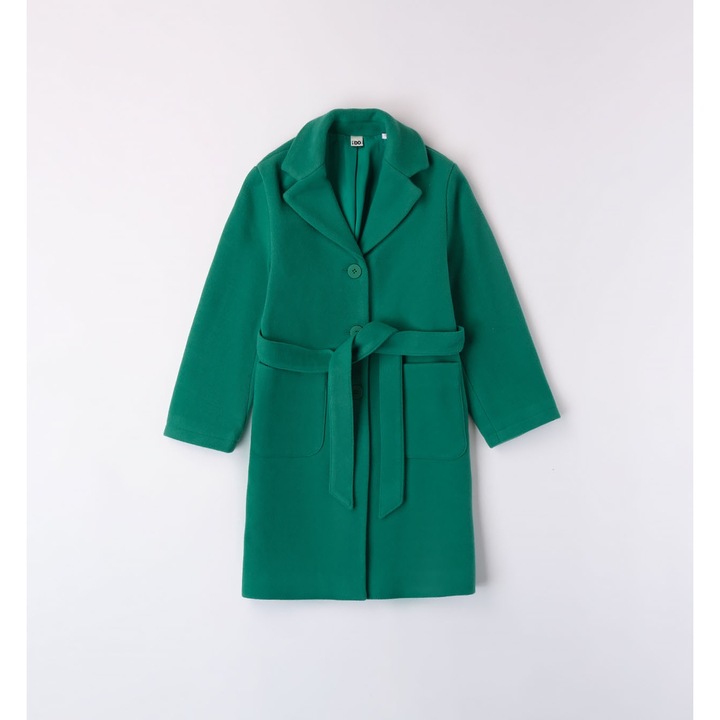 Zöld kabát lányoknak I Do, Zöld, 128-140 CM