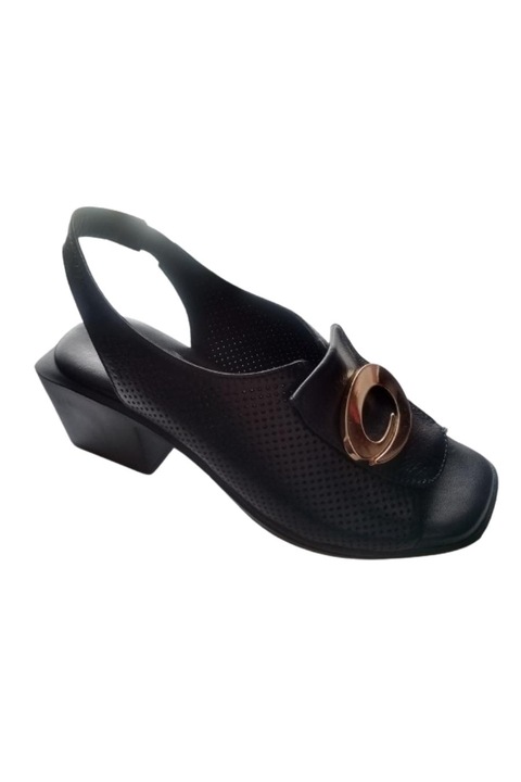 Sandale dama, Piele naturala Italia, Anna Viotti 885, Bleumarin