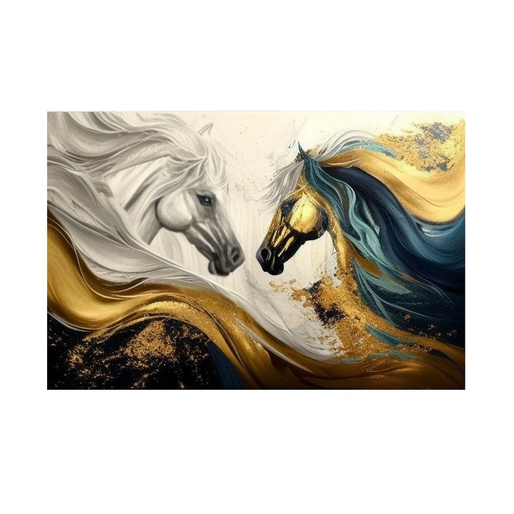 Tablou Animale, Duo Dinamic, MDF, 90x60 cm