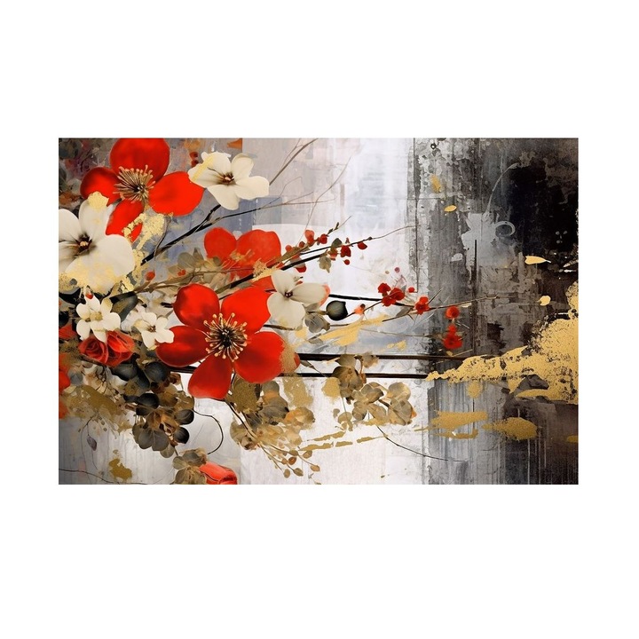 Tablou Abstract, Armonie Abstracta, MDF, 90x60 cm