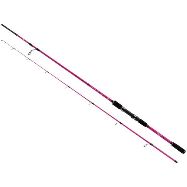 Lanseta Wizard Pink Spin, 2 elementi, lungime 2.7m, greutate lansare 30-60g, greutate 204 g
