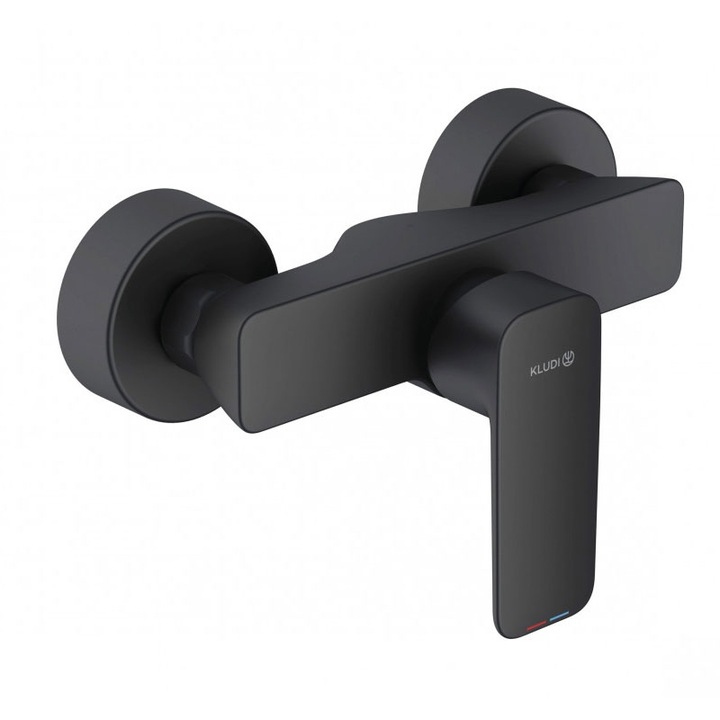 Zuhanycsaptelep, Kludi, Pure & Style, matt fekete