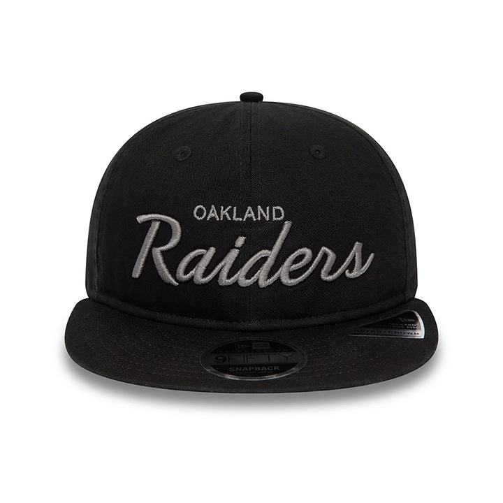 Шапка New Era Snap Back Raiders, Черен