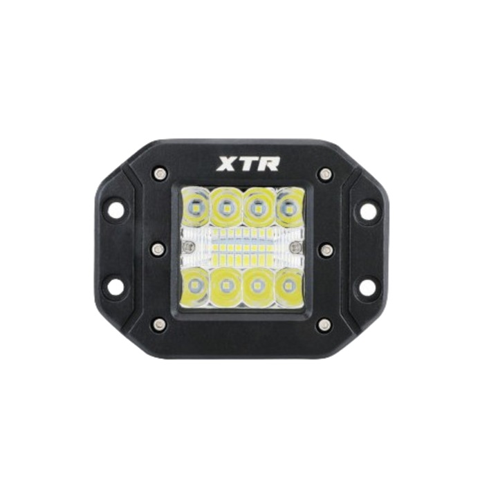 Proiector LED Auto Offroad 48W/12V-24V, 2400 Lumeni, Incastrabil, spot Beam 30 grade BTWL-A1SE-48-SPOT Xenon Bright®
