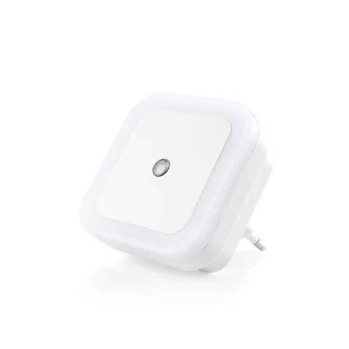 Lampa de veghe 3D, cu senzor, Alb