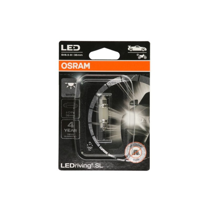 Bec C5W, 12V 0, 5W SV8, 5-8