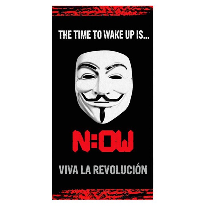 Памучна плажна кърпа, черна, модел Anonymous, 70x140 см, PBP-NA-02