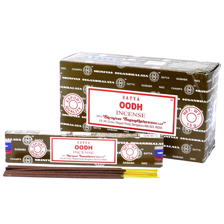 Betisoare Parfumate Satya - Oodh, 15g, 15 bucati