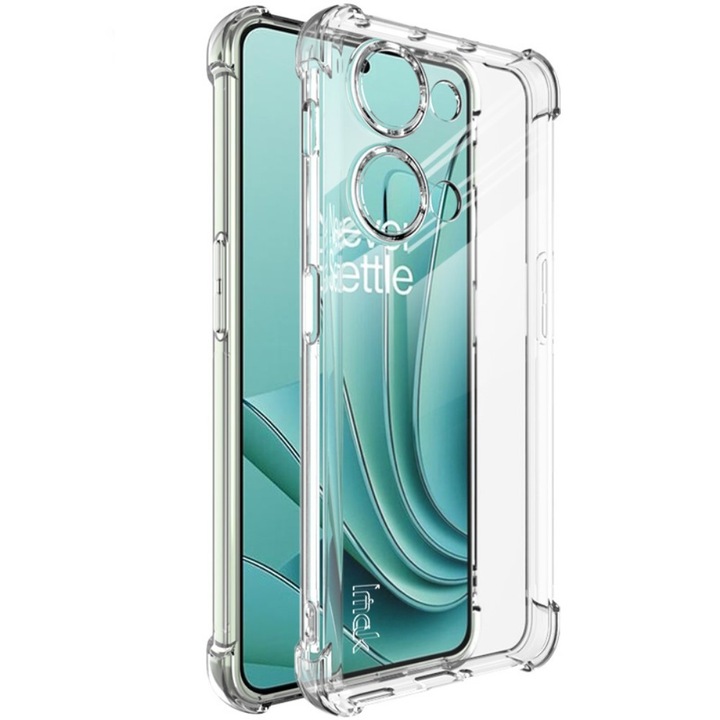 Защитен кейс, Flippy, Съвместим с OnePlus Nord CE2 Lite, Anti-Shock TPU, Защита на ъглите, 1,5 mm прозрачен