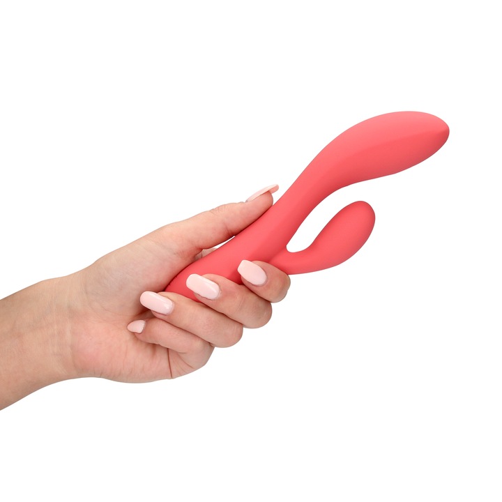 OEM Vibrátor, Rabbit Silicone Ultra Soft, Loveline by Shots, 19 cm
