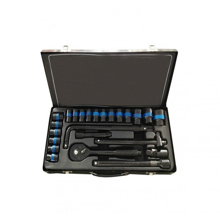 Trusa chei tubulare impact 24 piese Chrome Vanadium