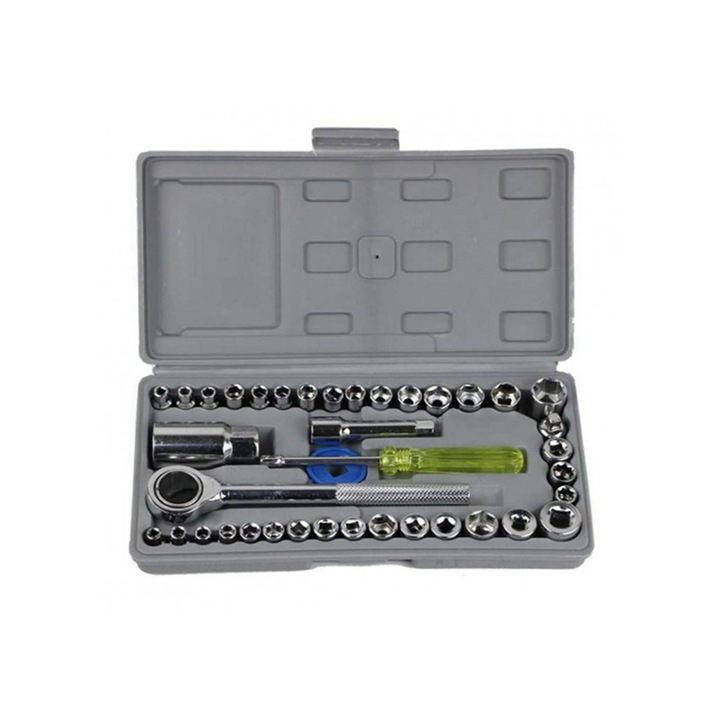 Trusa chei tubulare Aiwa, 40 piese