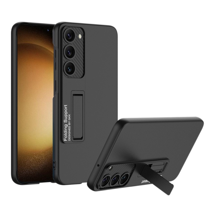 Кейс с висока степен на защита за Samsung Galaxy S23 Plus, AIR, M28, пластмаса, Intense Dark