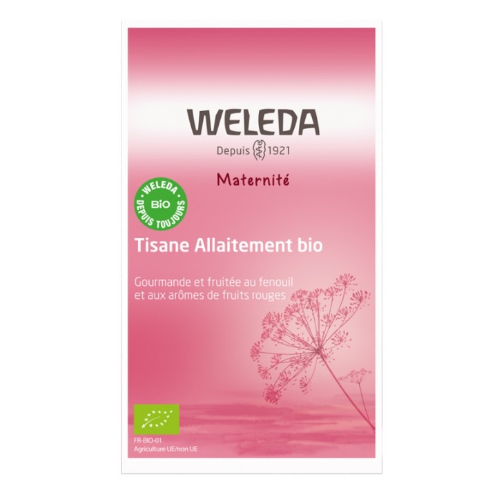 Био чай за кърмачки Weleda с вкус на горски плодове / 20 пакетчета