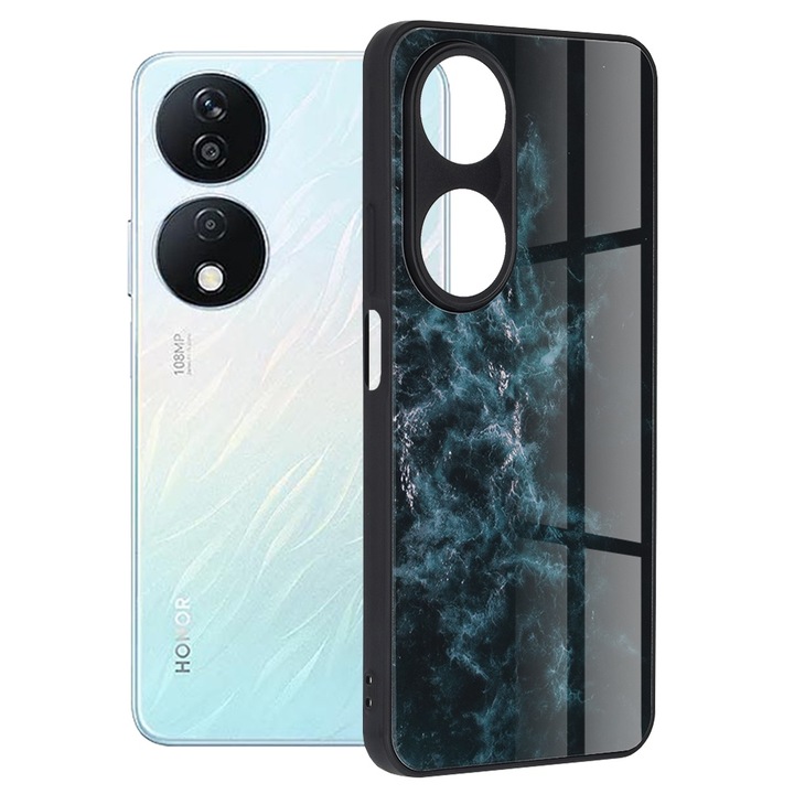 Honor X7b / X7b 5G / 90 SMART tok, Techsuit Glaze Series, Blue Nebula