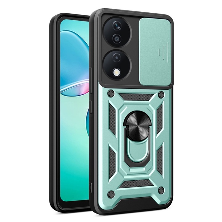 SMART tok, Techsuit CamShield Series, Honor X7b / X7b 5G / 90 típusokhoz, zöld