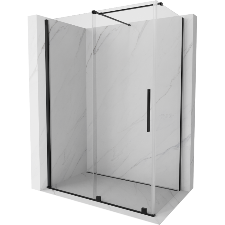 Cabina de dus, Mexen, 24626, Standard, Negru, Dreptunghi