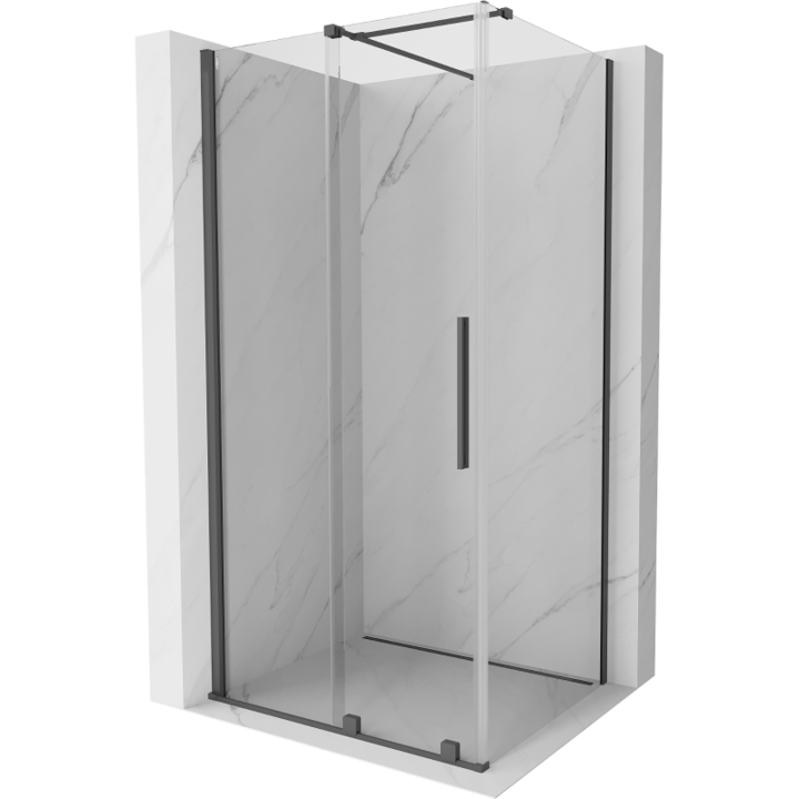 Cabina de dus, Mexen, 24493, Standard, Gri, Dreptunghi