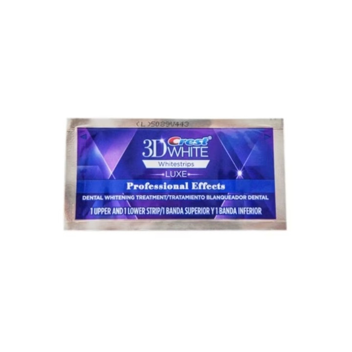 10 опаковки (20 броя) Лента за избелване на зъбите Crest Teeth Whitening Strips, Луксозни избелващи ленти с професионален ефект