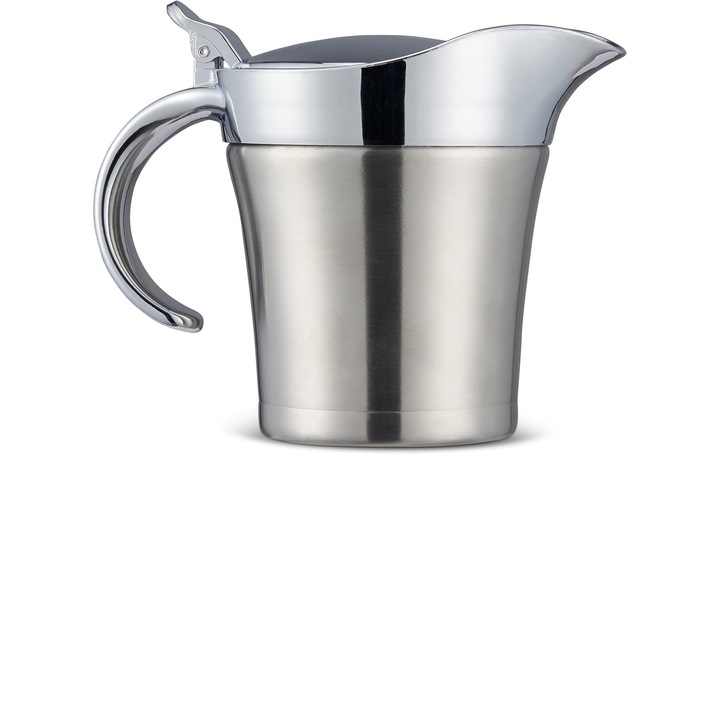 Ulcior Termic pentru Mancare, Oak & Steel, Izolat cu Pereti Dubli, 480 ml cu Capac, Argintiu