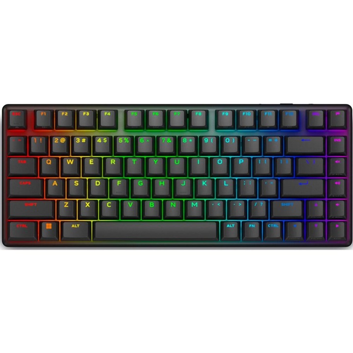 Tastatura, Alienware, Wireless, Bluetooth, Negru