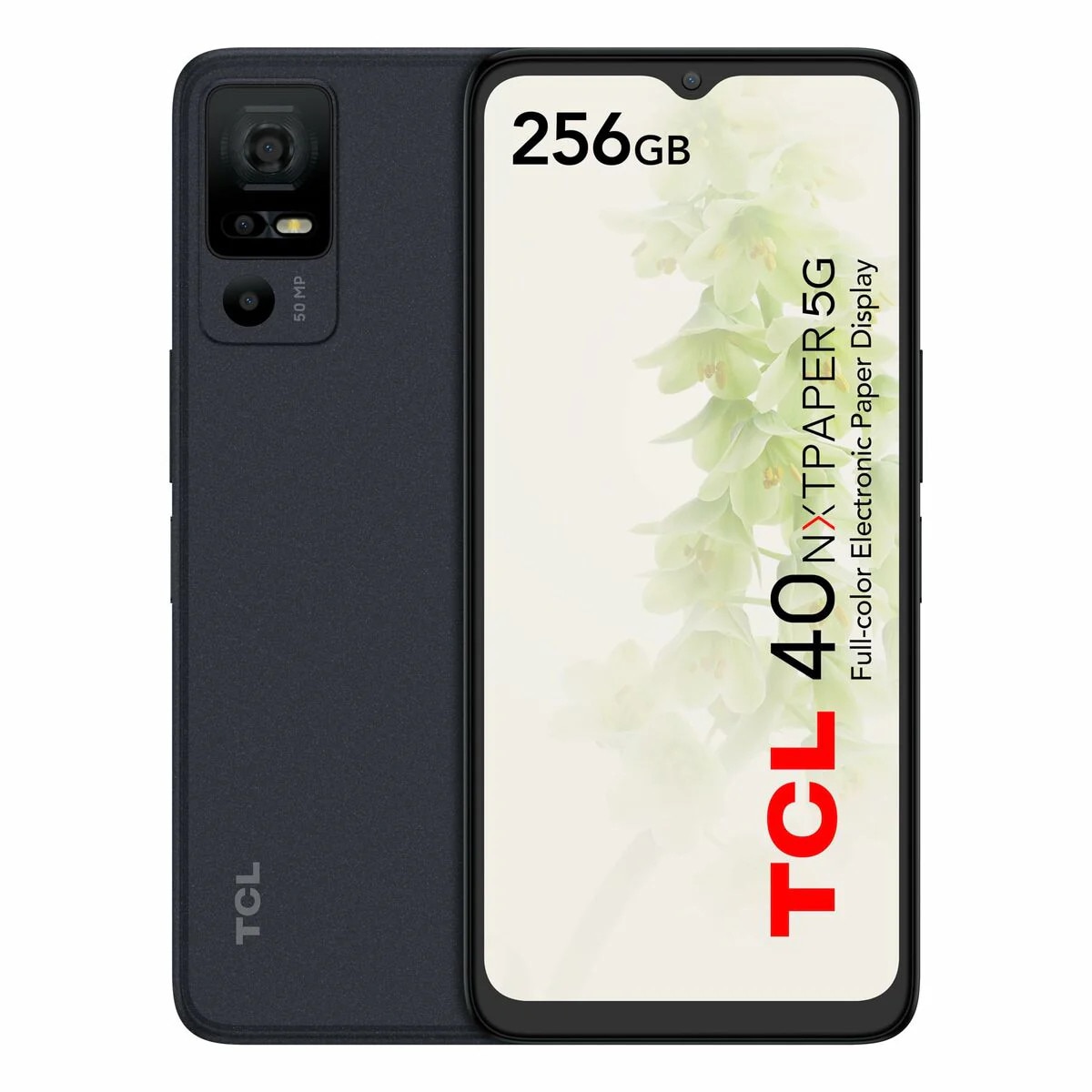 Smartphone TCL 40 NXTPAPER 5G, 6GB, 256GB, Starlight black