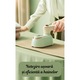 Fier de calcat Nuvoro CY-601, portabil, cu abur, 1000W, maner pliabil, compact, ideal pentru calatorii, Verde