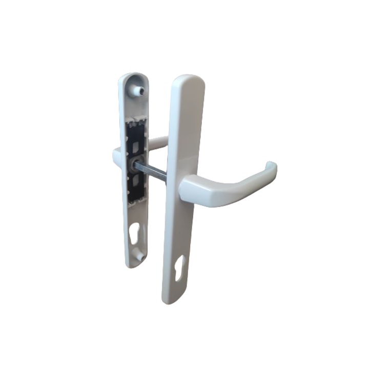 Maner usa PVC, Deniz, latime sild 35mm, interax 92mm, aluminiu, Alb