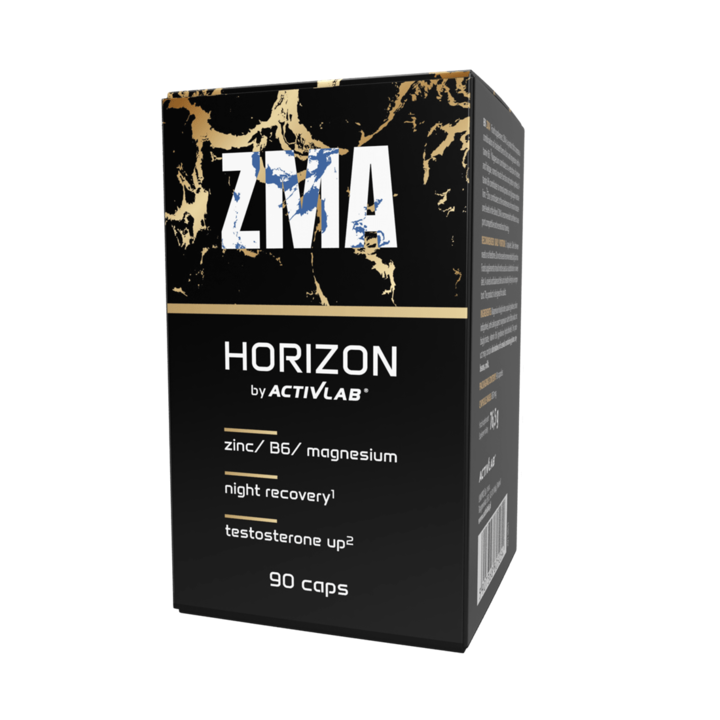 Forme chelate de zinc si magneziu cu vitamina B6, Activlab HORIZON ZMA, 90 capsule