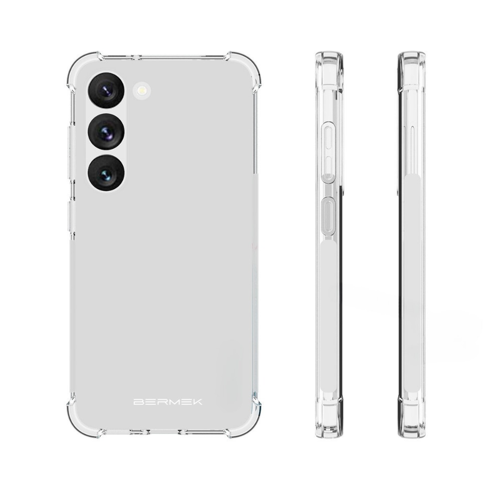 Husa pentru Samsung A34 5G Antisoc Bermek - Folie sticla - Folie privacy, TPU, Transparent