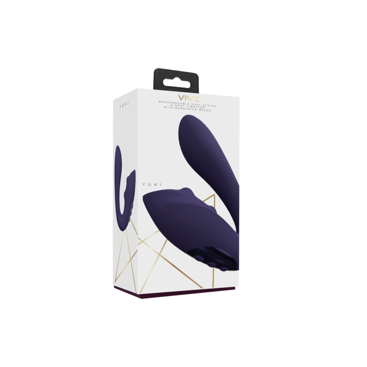 G-pont VIVE Yuki vibrátor, 2 motoros, lila