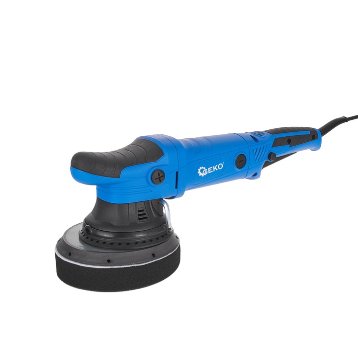 Полираща машина Dual Action с 150 мм настройка, 4 гъби, Geko Premium G80293