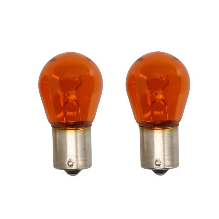Set 2 bucati bec PY21W 12V 21W, BAU15S OSRAM - eMAG.ro
