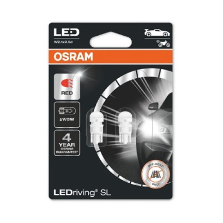 2db izzós készlet W5W 12V 0, 6W W2, 1X9, 5D OSRAM