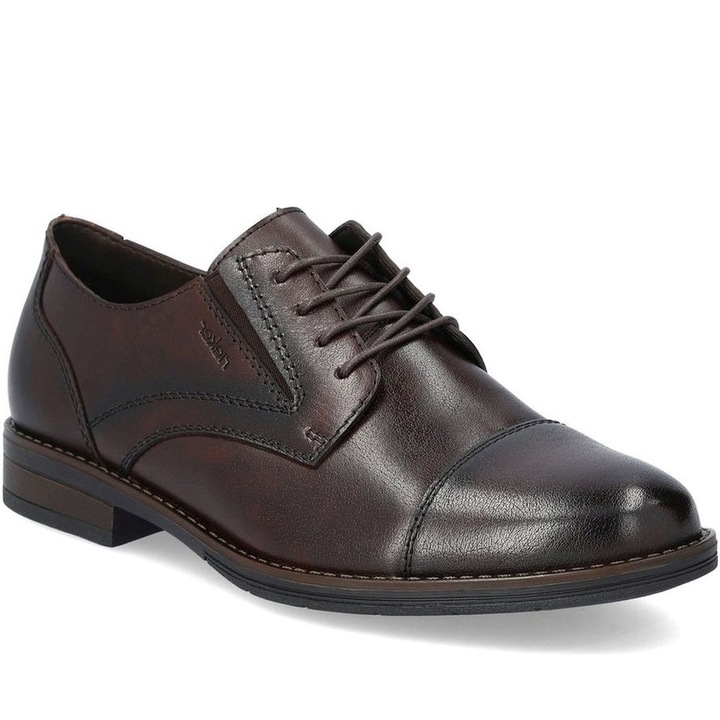 Pantofi pentru barbati Rieker, Piele, Maro, 43 EU
