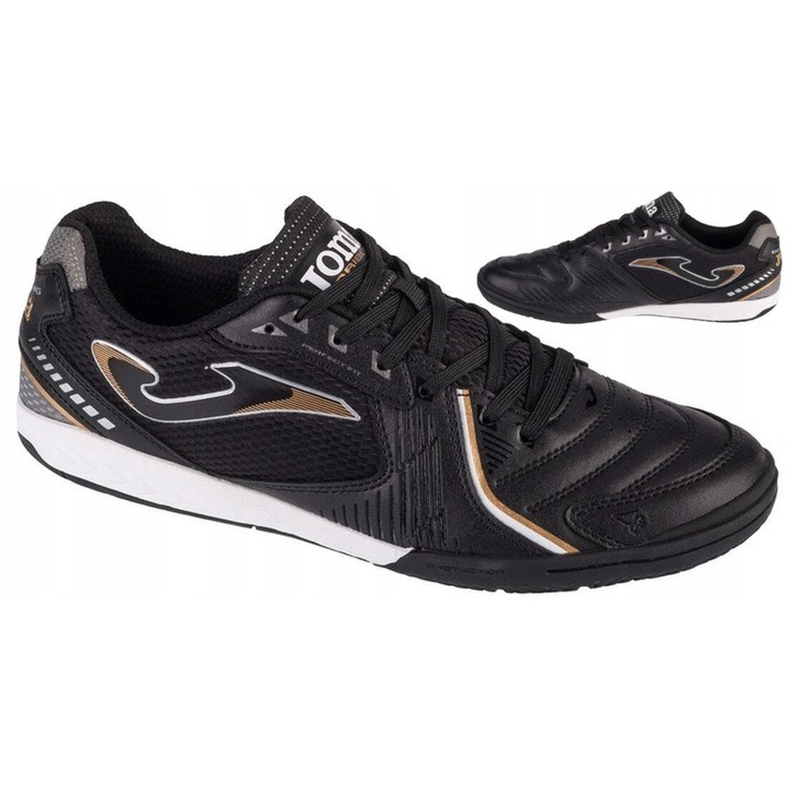 Uniszex Joma Dribbling futsal cipő, szintetikus, fekete, 44