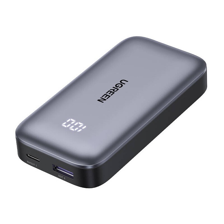 Powerbank UGREEN Nexode PB502, 10000mAh, USB/USB-C, 30W PD, черен