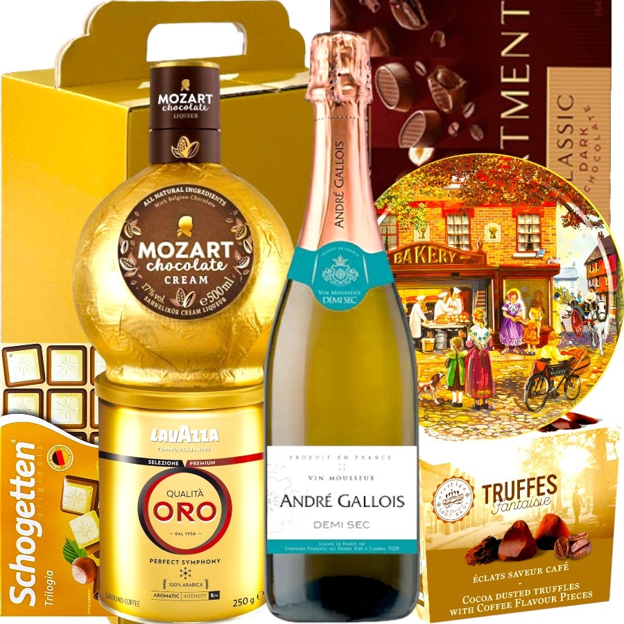 Pachet Cadou Elegant, CADOURI RAFINATE, model Exquisite Gift, cu